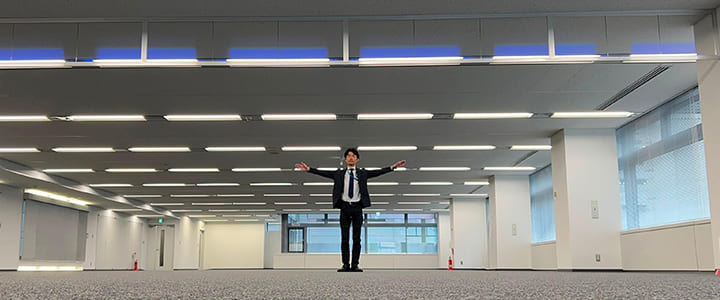 工事前のまっさらなオフィス